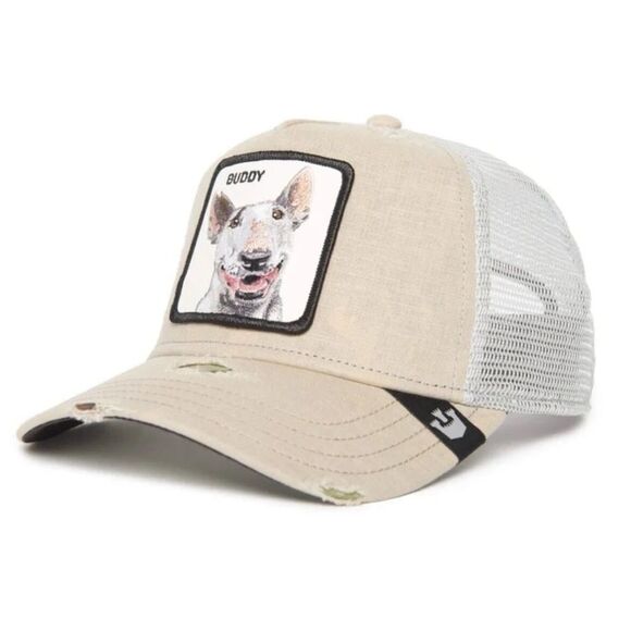 Goorin Bros Smoke‎ Dawg Trucker Hat khaki NWT - Picture 3 of 6